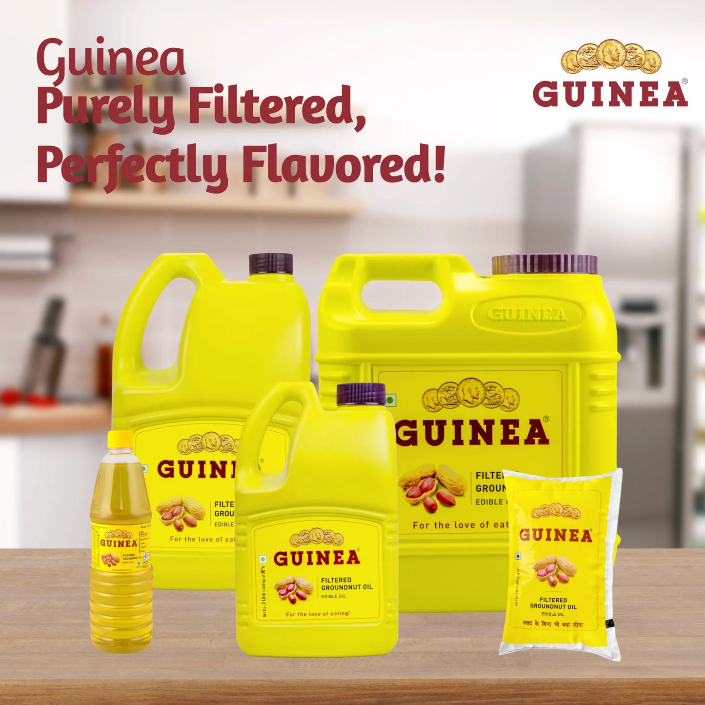 Family Photo of Filtered Groundnut Oil