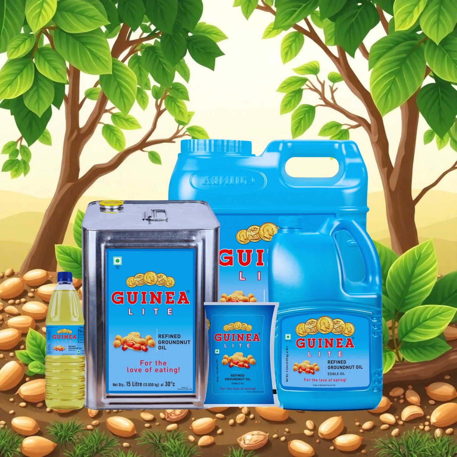 Highlighted Product Family Guinea Lite Refined Groundnut Oil