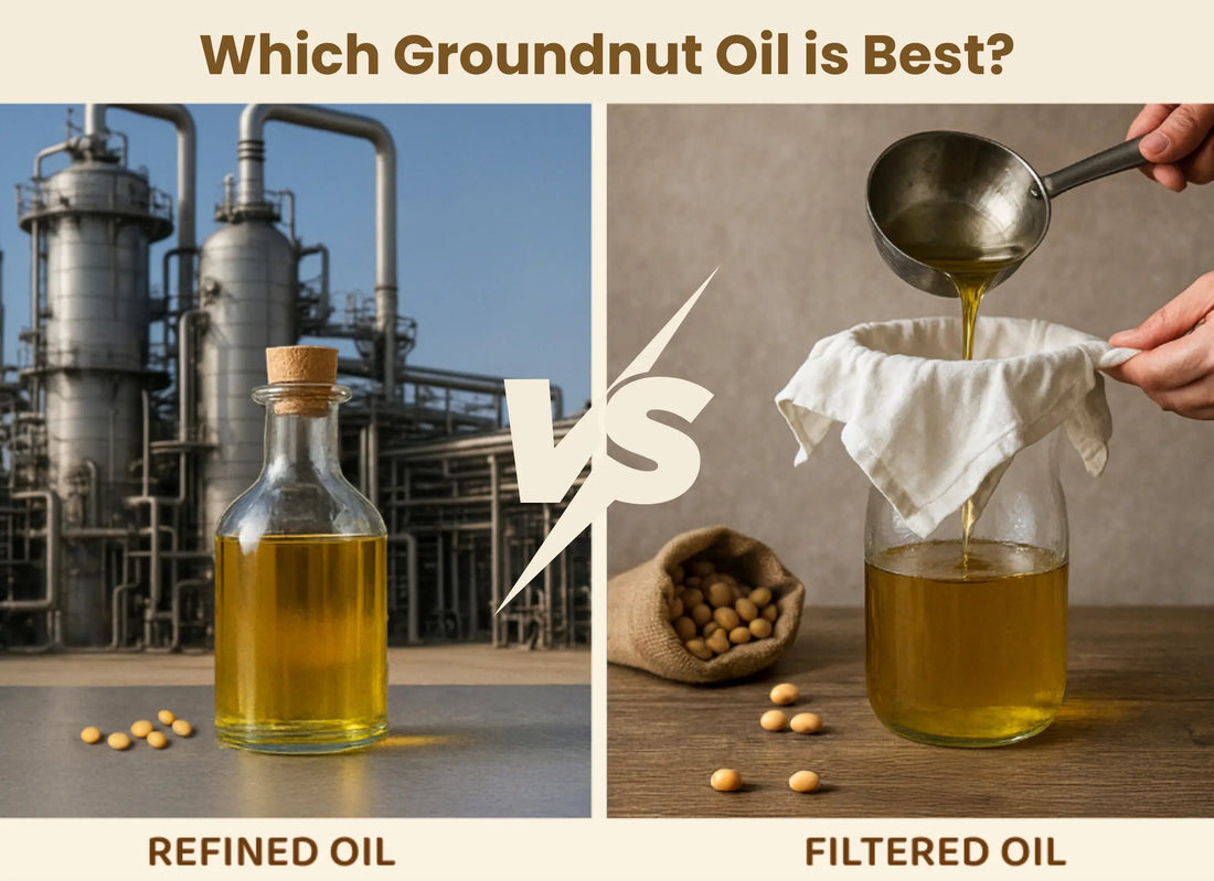 Filtered Groundnut Oil vs Refined Groundnut Oil