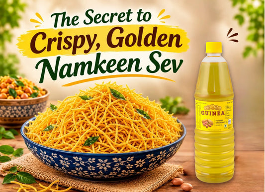 How to Make Namkeen Sev Using Groundnut Oil?