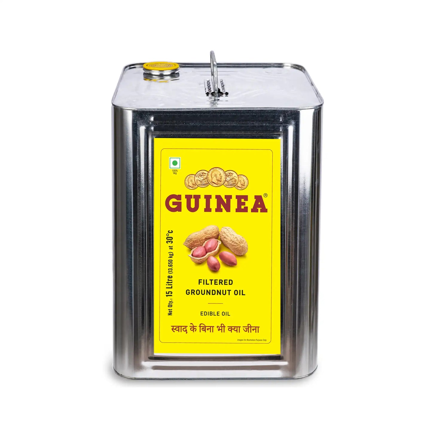 Guinea Filtered Groundnut Oil 15 Ltr Tin