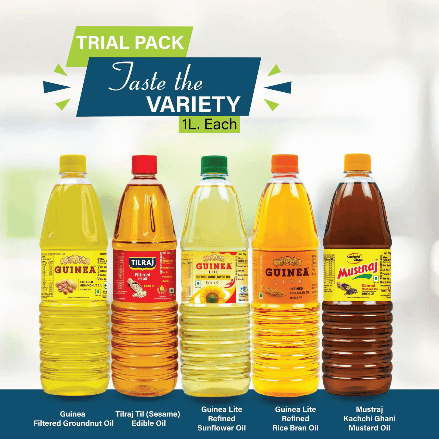 Trial Pack – Taste the Variety (1L Each)