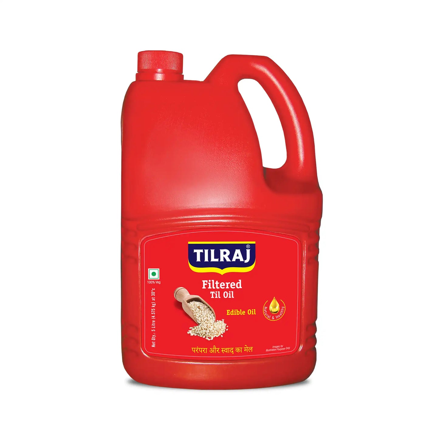 Tiraj Filtered Til Oil (Sesame Oil) 5 Ltr Jar