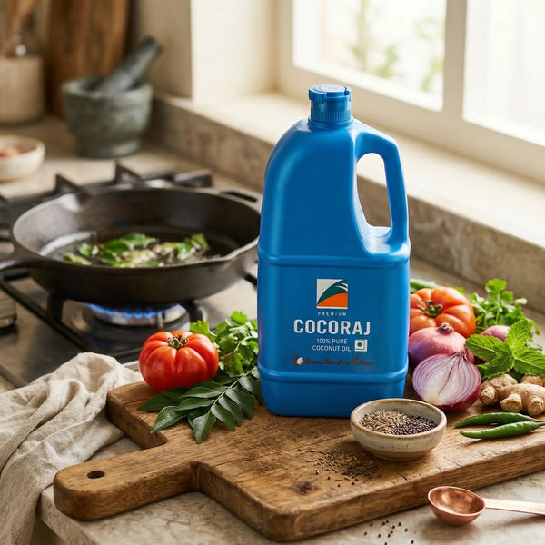 Cocoraj 100% Pure Edible Coconut Oil Jar