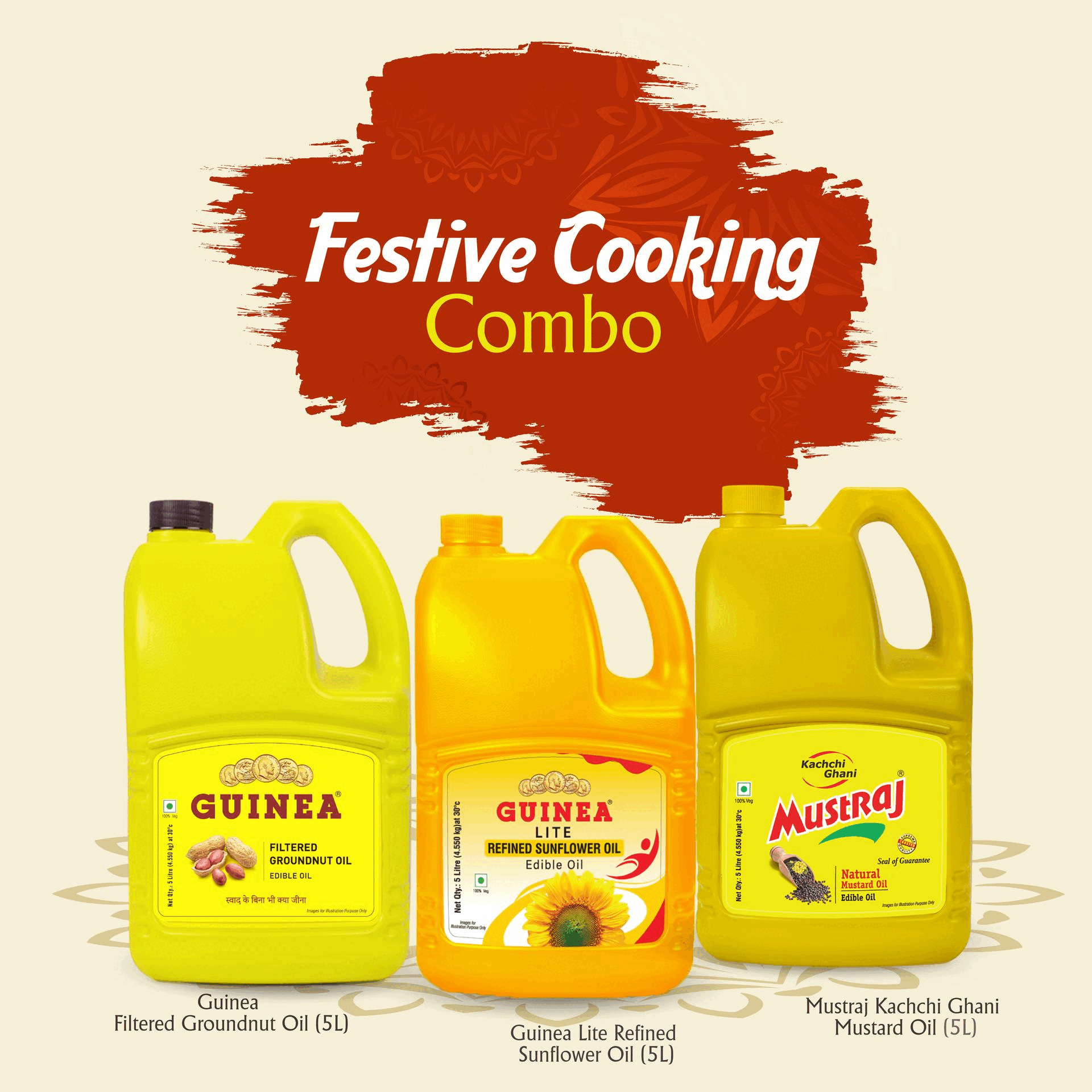 Festive Cooking Combo – Family Pack (5L Each) – Guinea