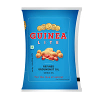 Guinea Lite Refined Groundnut Oil 1 Ltr Pouch