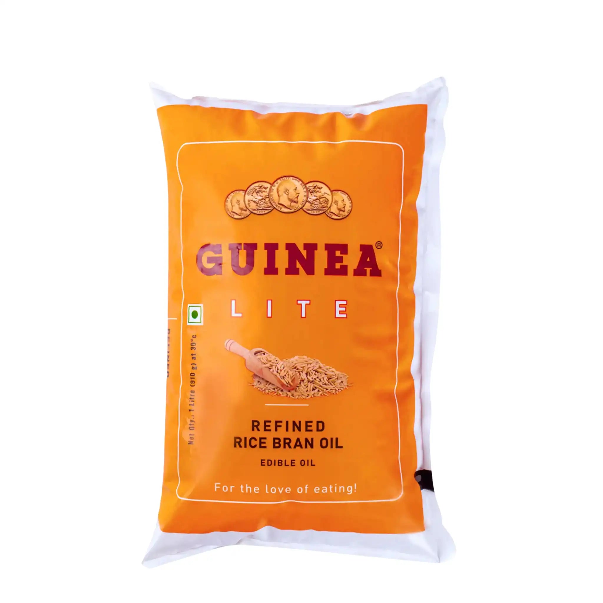 Guinea Lite Refined Rice Bran Oil 1 Ltr Pouch – Guniea
