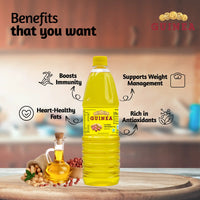 Guinea Filtered Groundnut Oil 1 Ltr Bottle