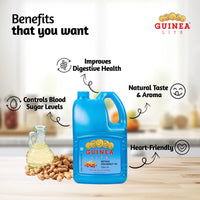 Guinea Lite Refined Groundnut Oil 5 and 15 Ltr Jar