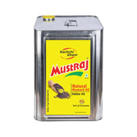 Mustraj Natural Kachi Ghani Mustard Oil Tin