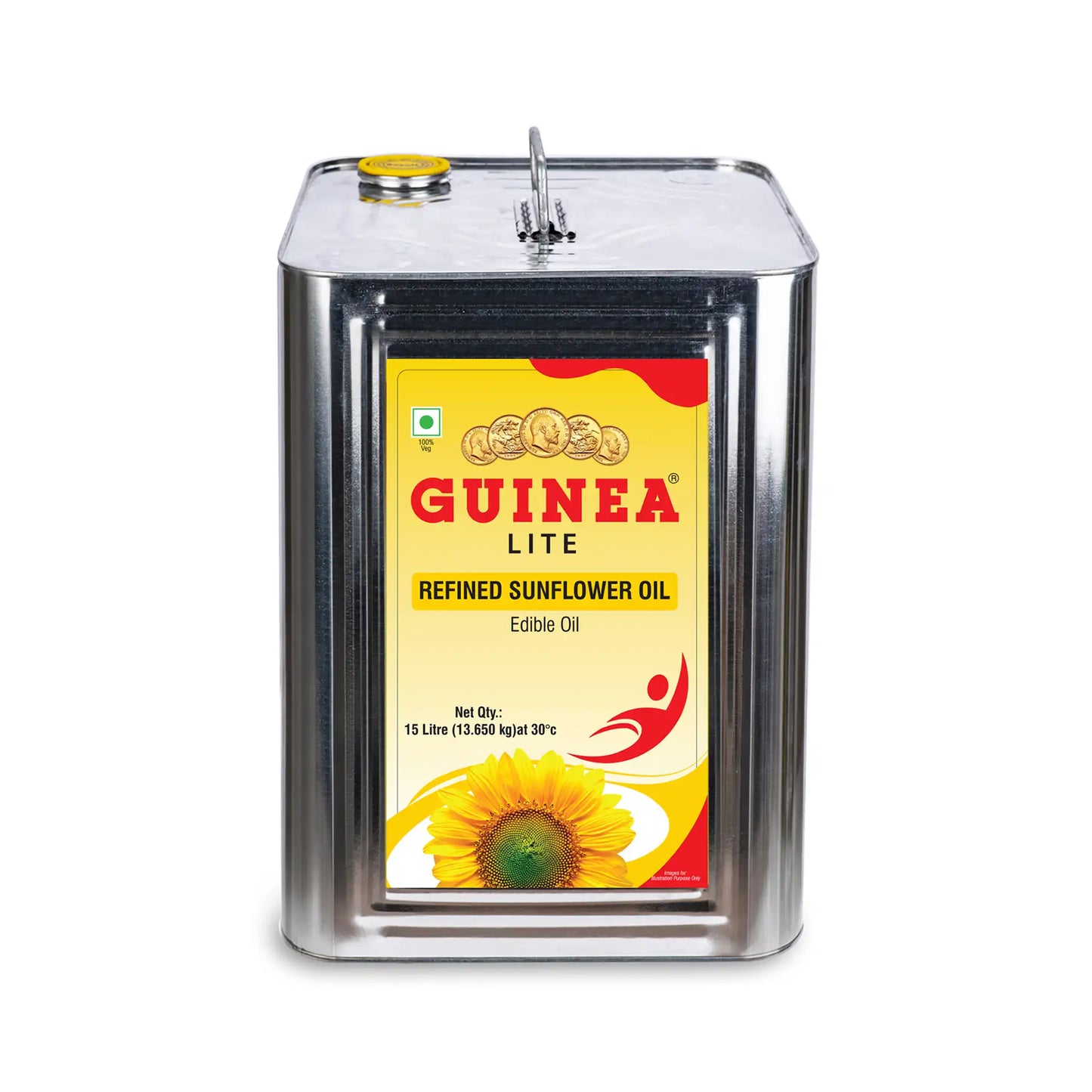 Guinea Lite Refined Sunflower Oil 15 Ltr Tin