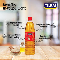 Tiraj Filtered Til Oil (Sesame Oil) Bottle